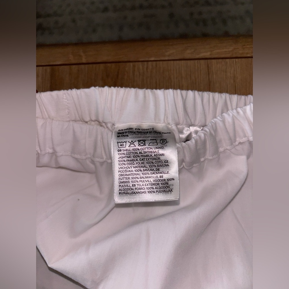 H&M white cotton skirt - Picture 4 of 4